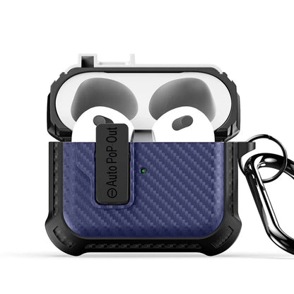 DUX DUCIS PECI Series For Apple AirPods 3 Portable Wireless Earphone Case Woven Texture Cover