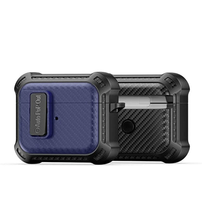 DUX DUCIS PECI Series For Apple AirPods 3 Portable Wireless Earphone Case Woven Texture Cover
