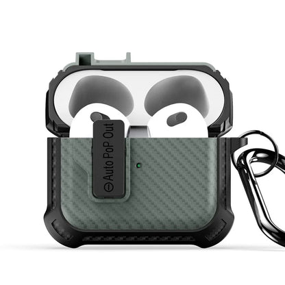 DUX DUCIS PECI Series For Apple AirPods 3 Portable Wireless Earphone Case Woven Texture Cover