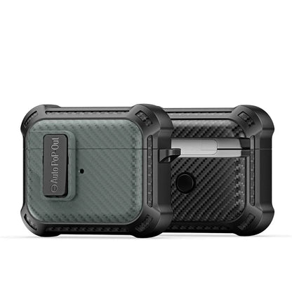 DUX DUCIS PECI Series For Apple AirPods 3 Portable Wireless Earphone Case Woven Texture Cover