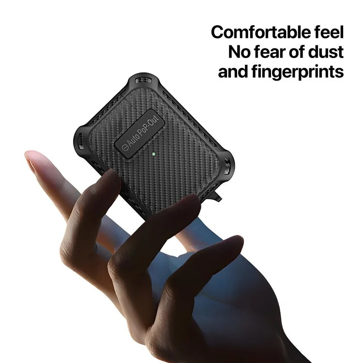 DUX DUCIS PECI Series For Apple AirPods 3 Portable Wireless Earphone Case Woven Texture Cover
