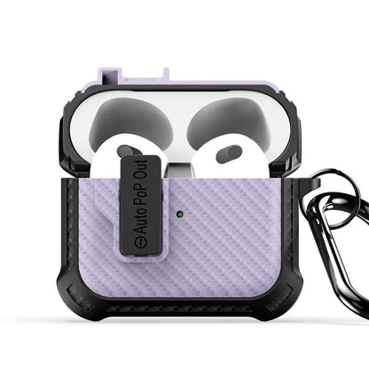 DUX DUCIS PECI Series For Apple AirPods 3 Portable Wireless Earphone Case Woven Texture Cover