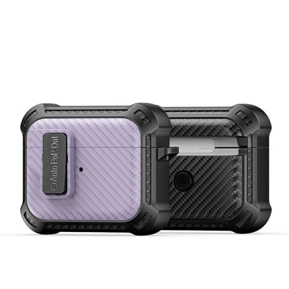 DUX DUCIS PECI Series For Apple AirPods 3 Portable Wireless Earphone Case Woven Texture Cover