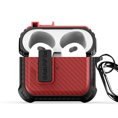 DUX DUCIS PECI Series For Apple AirPods 3 Portable Wireless Earphone Case Woven Texture Cover