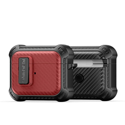 DUX DUCIS PECI Series For Apple AirPods 3 Portable Wireless Earphone Case Woven Texture Cover