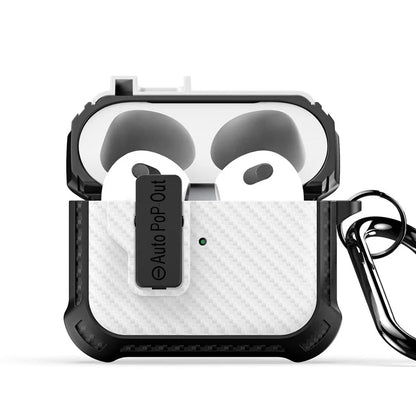 DUX DUCIS PECI Series For Apple AirPods 3 Portable Wireless Earphone Case Woven Texture Cover