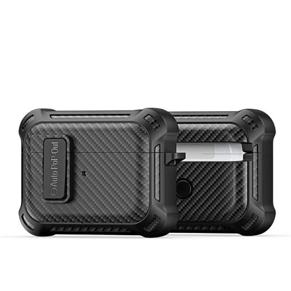 DUX DUCIS PECI Series For Apple AirPods Pro Earphone Cover Woven Texture PC+TPU Protection Case