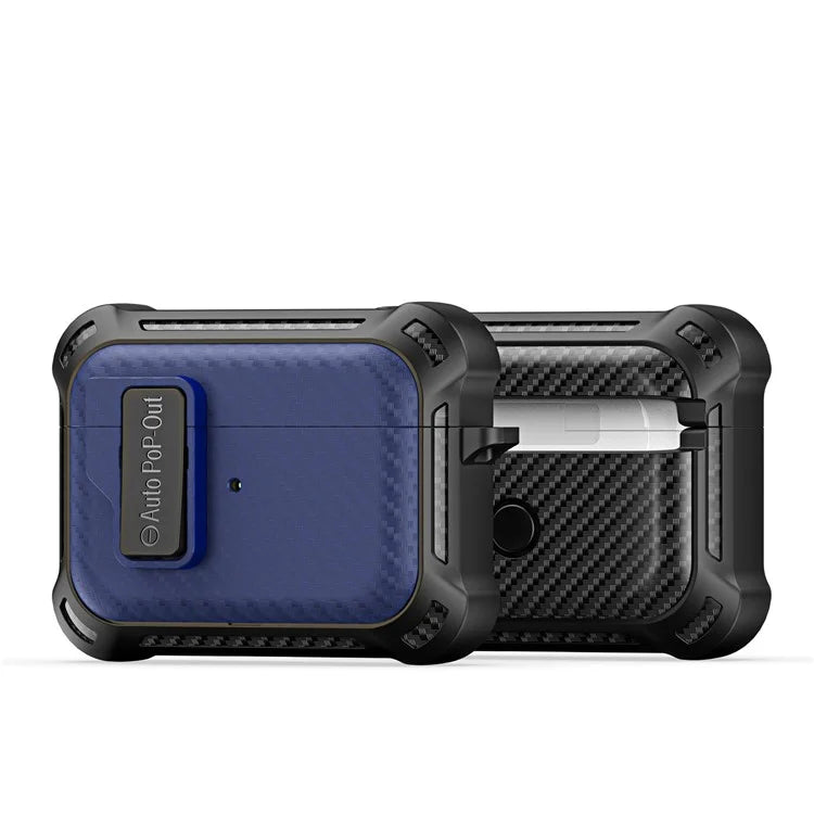 DUX DUCIS PECI Series For Apple AirPods Pro Earphone Cover Woven Texture PC+TPU Protection Case
