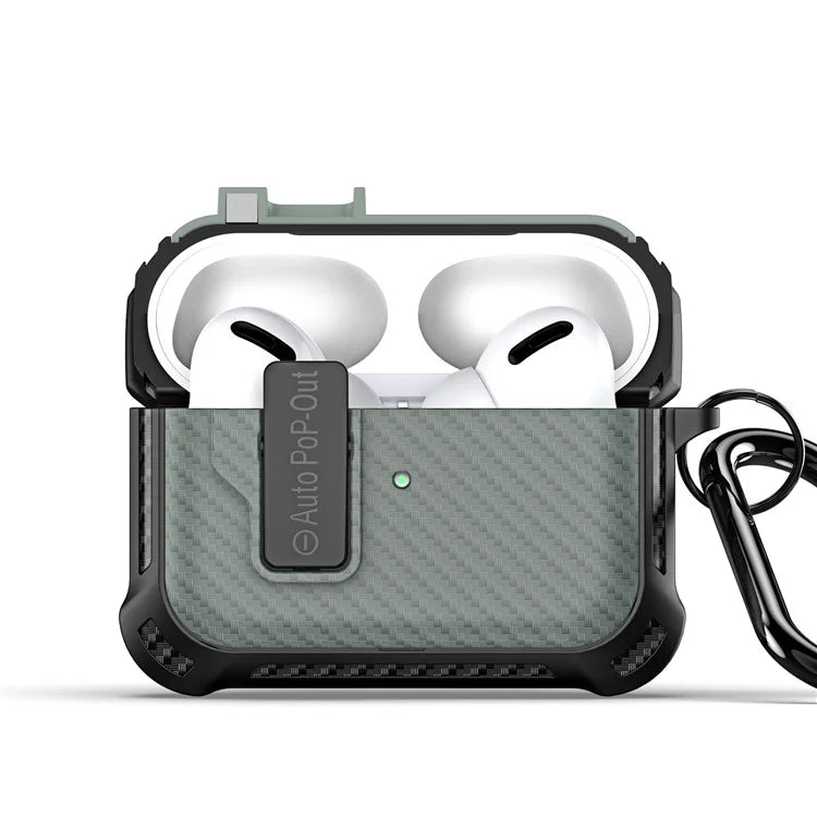 DUX DUCIS PECI Series For Apple AirPods Pro Earphone Cover Woven Texture PC+TPU Protection Case