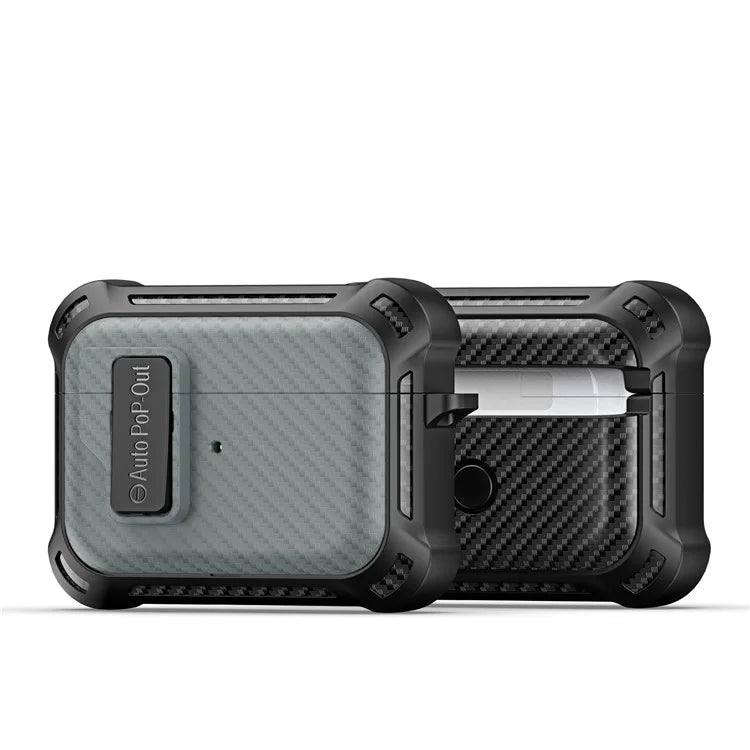 DUX DUCIS PECI Series For Apple AirPods Pro Earphone Cover Woven Texture PC+TPU Protection Case