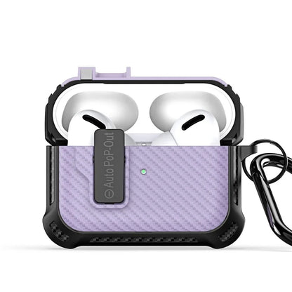 DUX DUCIS PECI Series For Apple AirPods Pro Earphone Cover Woven Texture PC+TPU Protection Case