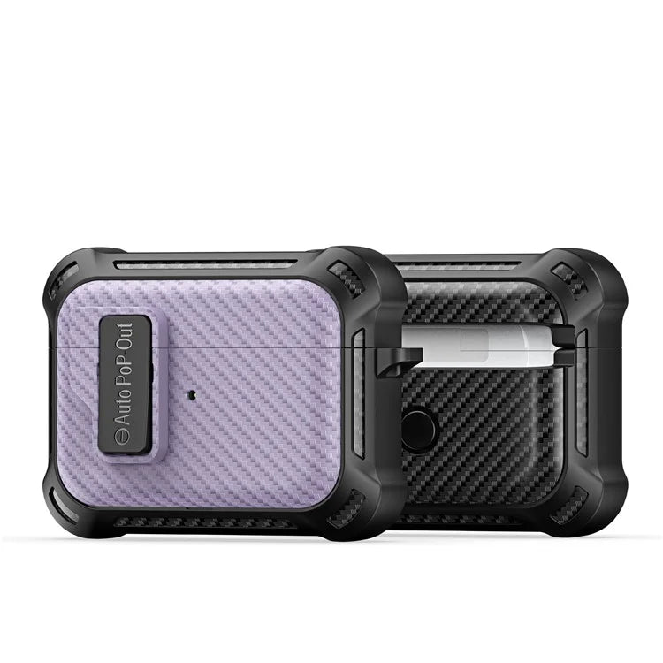 DUX DUCIS PECI Series For Apple AirPods Pro Earphone Cover Woven Texture PC+TPU Protection Case
