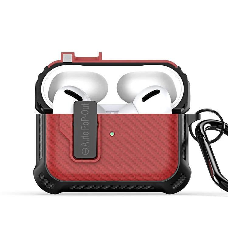 DUX DUCIS PECI Series For Apple AirPods Pro Earphone Cover Woven Texture PC+TPU Protection Case