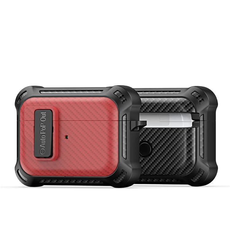 DUX DUCIS PECI Series For Apple AirPods Pro Earphone Cover Woven Texture PC+TPU Protection Case