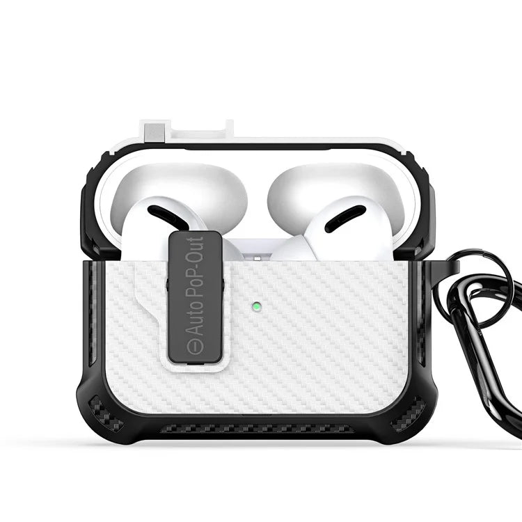 DUX DUCIS PECI Series For Apple AirPods Pro Earphone Cover Woven Texture PC+TPU Protection Case
