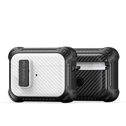 DUX DUCIS PECI Series For Apple AirPods Pro Earphone Cover Woven Texture PC+TPU Protection Case