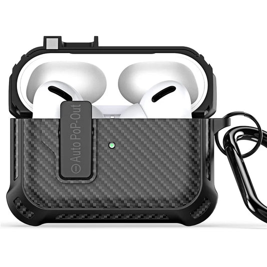 DUX DUCIS PECI Series For Apple AirPods Pro 2 Protective Case Woven Texture Portable Storage Cover