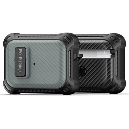 DUX DUCIS PECI Series For Apple AirPods Pro 2 Protective Case Woven Texture Portable Storage Cover