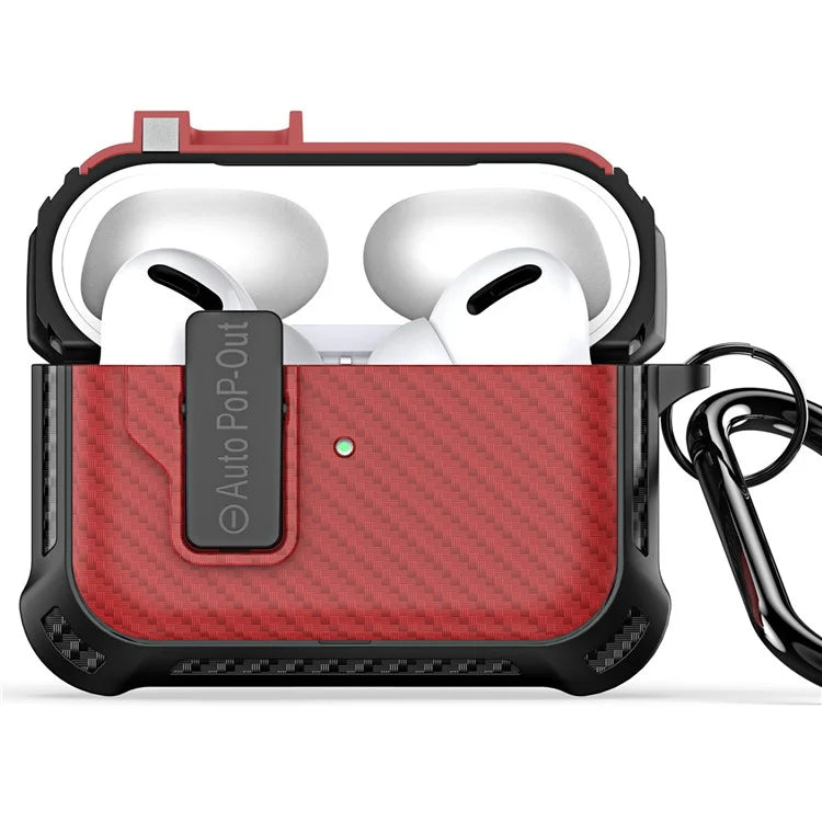 DUX DUCIS PECI Series For Apple AirPods Pro 2 Protective Case Woven Texture Portable Storage Cover