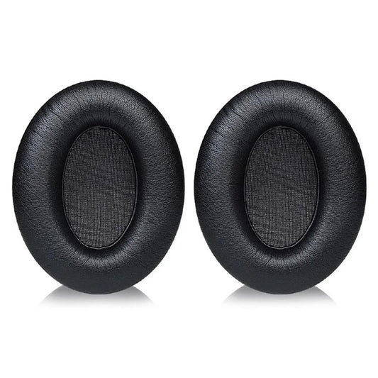 1 Pair For Sennheiser HD200 Pro Headset Ear Pads Protein Leather + Memory Foam Ear Cushions