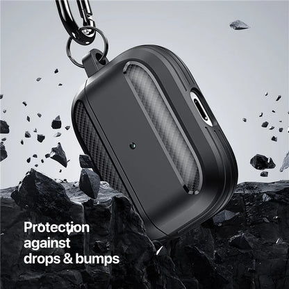 DUX DUCIS PECB Series for Apple AirPods 3 TPU Earphone Case Anti-drop Cover with Hook
