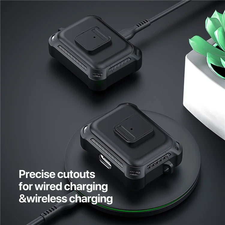DUX DUCIS PECG Series for Apple AirPods Pro 2 Case TPU + PC Armor Earphone Cover Complete Protection