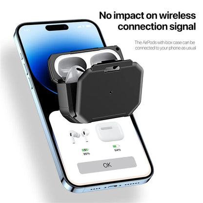DUX DUCIS PECF Series for Apple AirPods Pro Protective Cover PC+TPU Carrying Case with Keychain