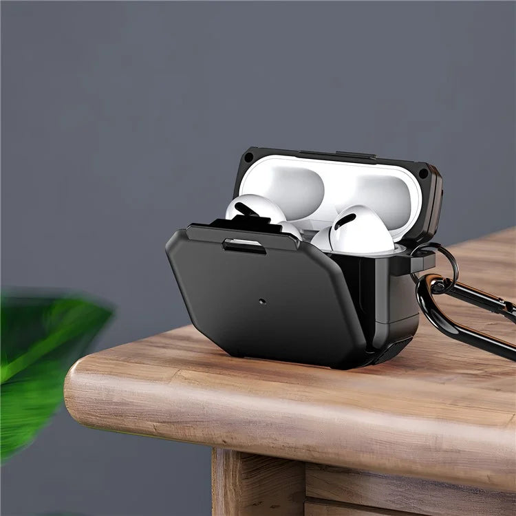 DUX DUCIS PECF Series for Apple AirPods Pro Protective Cover PC+TPU Carrying Case with Keychain