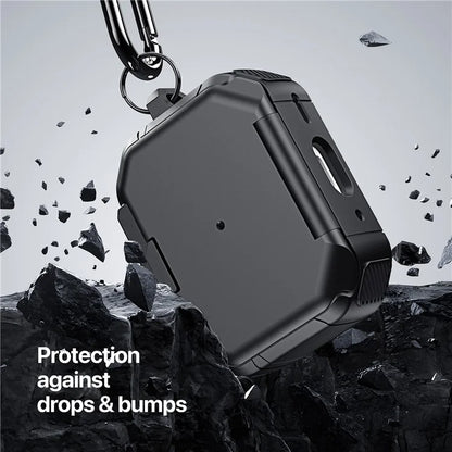 DUX DUCIS PECF Series for Apple AirPods Pro Protective Cover PC+TPU Carrying Case with Keychain