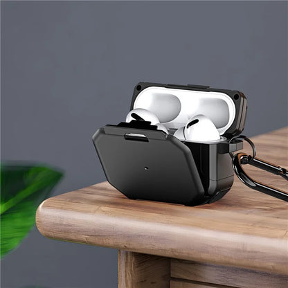 DUX DUCIS PECF Series for Apple AirPods Pro Protective Cover PC+TPU Carrying Case with Keychain