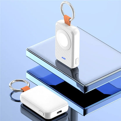 S1 2000mAh Magnetic Wireless Charger for Apple Watch Mini Power Bank