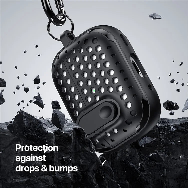 DUX DUCIS PECM Series for Apple AirPods Pro 2 Protective Cover Portable Earphone Case with Secure Lock Design