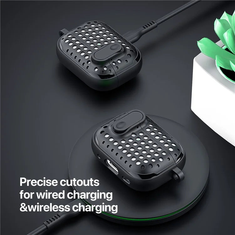 DUX DUCIS PECM Series for Apple AirPods Pro 2 Protective Cover Portable Earphone Case with Secure Lock Design