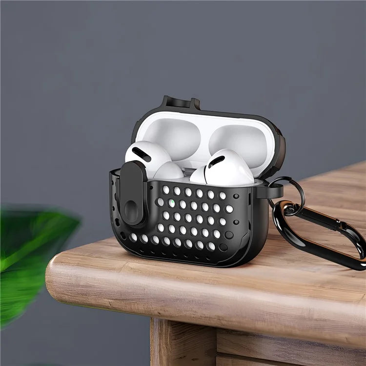 DUX DUCIS PECM Series for Apple AirPods Pro 2 Protective Cover Portable Earphone Case with Secure Lock Design