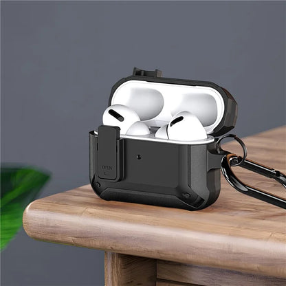 DUX DUCIS PECO Series for Apple AirPods 3 Earbuds Case Full Drop Protection Cover with Keychain