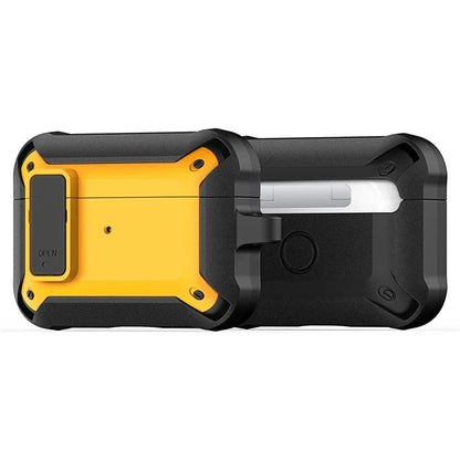 DUX DUCIS PECO Series for Apple AirPods Pro 2 Case with Lock Rugged Shockproof Earbuds Cover+Yellow