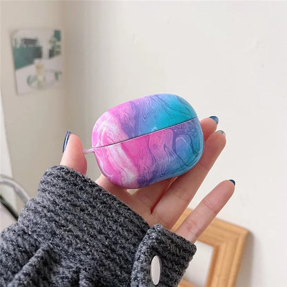 For Redmi Buds 5 Pro Marble Pattern PC Case Anti-scratch Bluetooth Earphone Cover