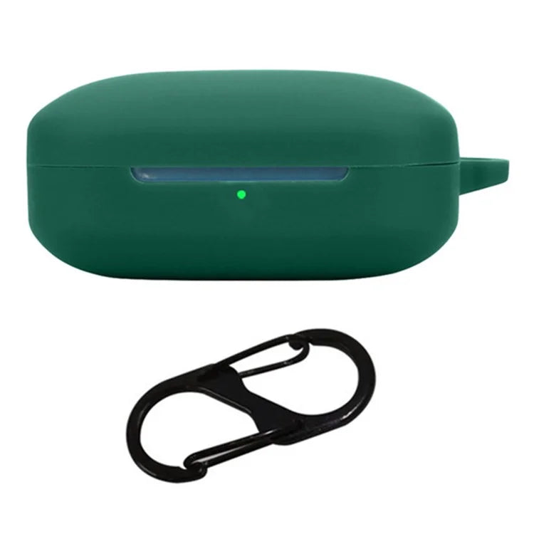 For OnePlus Buds 3 Silicone Case Bluetooth Headset Sleeve Cover with Buckle