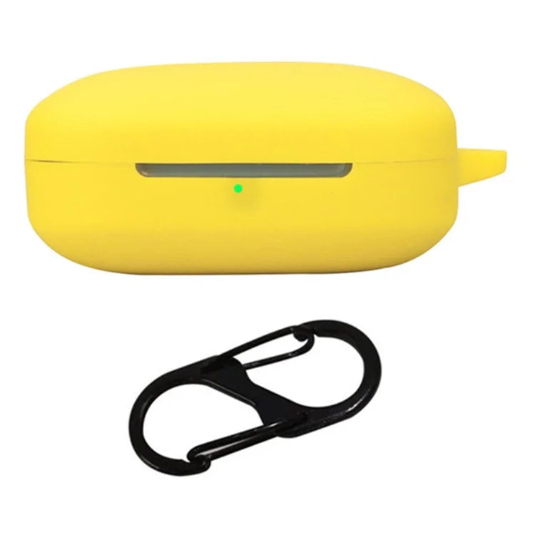 For OnePlus Buds 3 Silicone Case Bluetooth Headset Sleeve Cover with Buckle