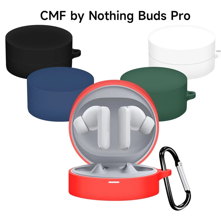 For Nothing CMF Buds Pro Earphone Cover Sleeve Silicone Case with Buckle