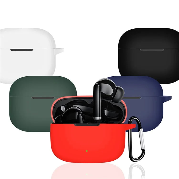 For QCY T19 Earphone Cover Silicone Case Headset Sleeve with Buckle