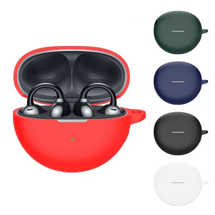 Silicone Case for Huawei FreeClip Earphone Cover Bluetooth Headset Sleeve with Buckle