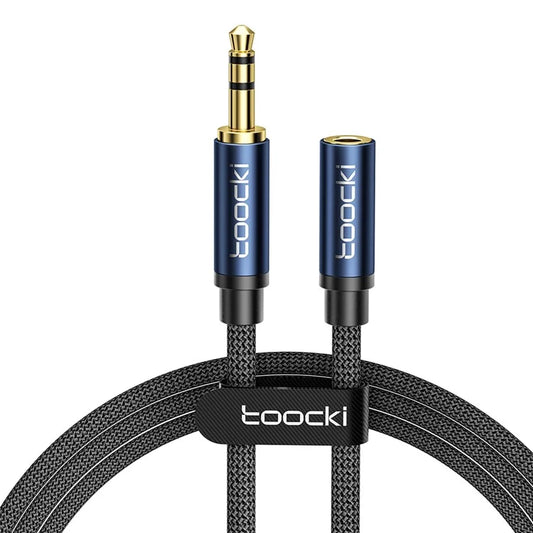 TOOCKI TQ-YP06 3m 3.5mm Male to Female Audio Cable 3-Pole Headphone Cable for Home Car Stereo