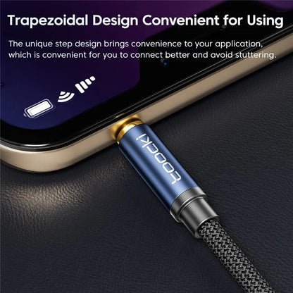 TOOCKI Q-YP05 1m AUX Audio Cable Male to Male 3.5mm Stereo Cable CordBlue