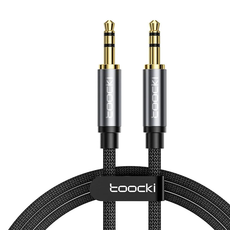 TOOCKI Q-YP05 2m Stereo Cable Cord 3.5mm AUX Audio Cable Male to Male