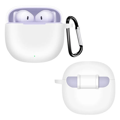 For Honor Earbuds X6 Bluetooth Earphone Silicone Case Anti-drop Cover with Hanging Buckle