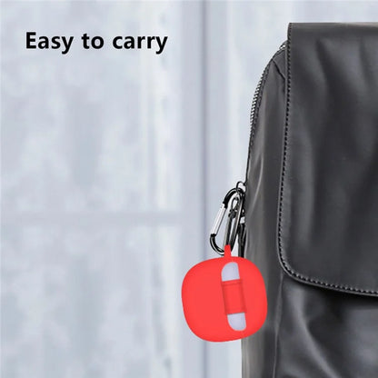 For Honor Earbuds X6 Bluetooth Earphone Silicone Case Anti-drop Cover with Hanging Buckle