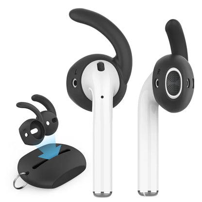 AHASTYLE PT60-3 For Apple AirPods 3 Ear Hooks Earbud Cap Lostproof Silicone Ear Tips, L
