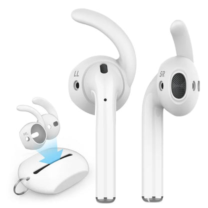 AHASTYLE PT60 3 Pairs For Apple AirPods with Charging Case (2016) / (2019) / AirPods with Wireless Charging Case (2019) Silicone Ear Cap, L