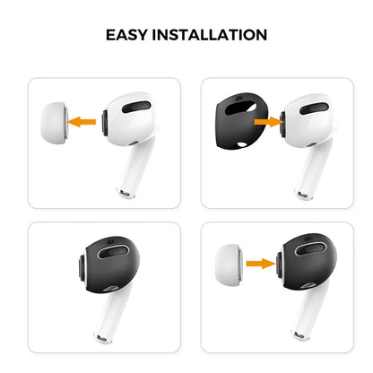 AHASTYLE PT76-PRO For Apple AirPods Pro 1 Pair Size S Soft Silicone Sleeve Slim Earbuds Cover